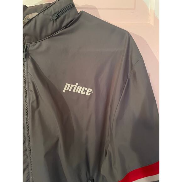 Vintage Prince Track Jacket Men Medium Retro 80s 90s Tennis Windbreaker - Picture 3 of 8